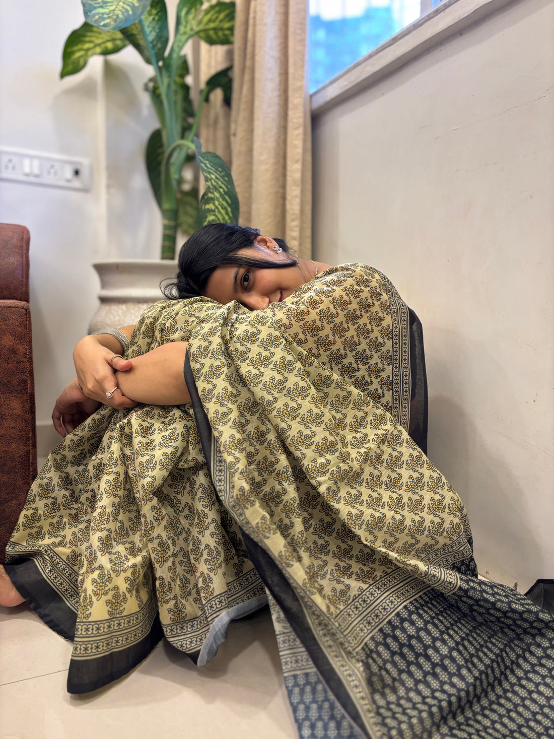 Saree worn comfortably across multiple uses before washing