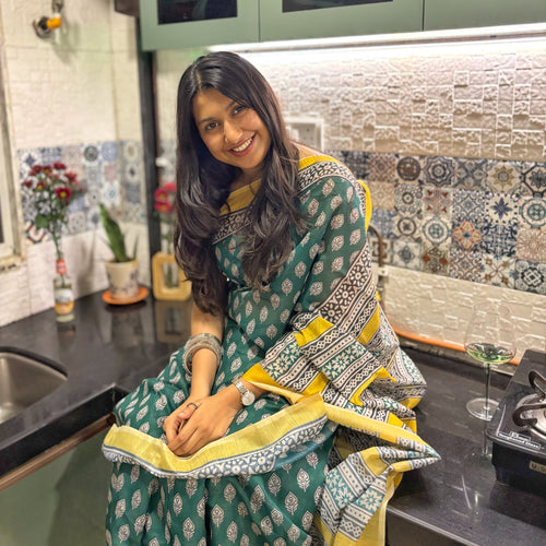 Aam Panna Saree 🥭