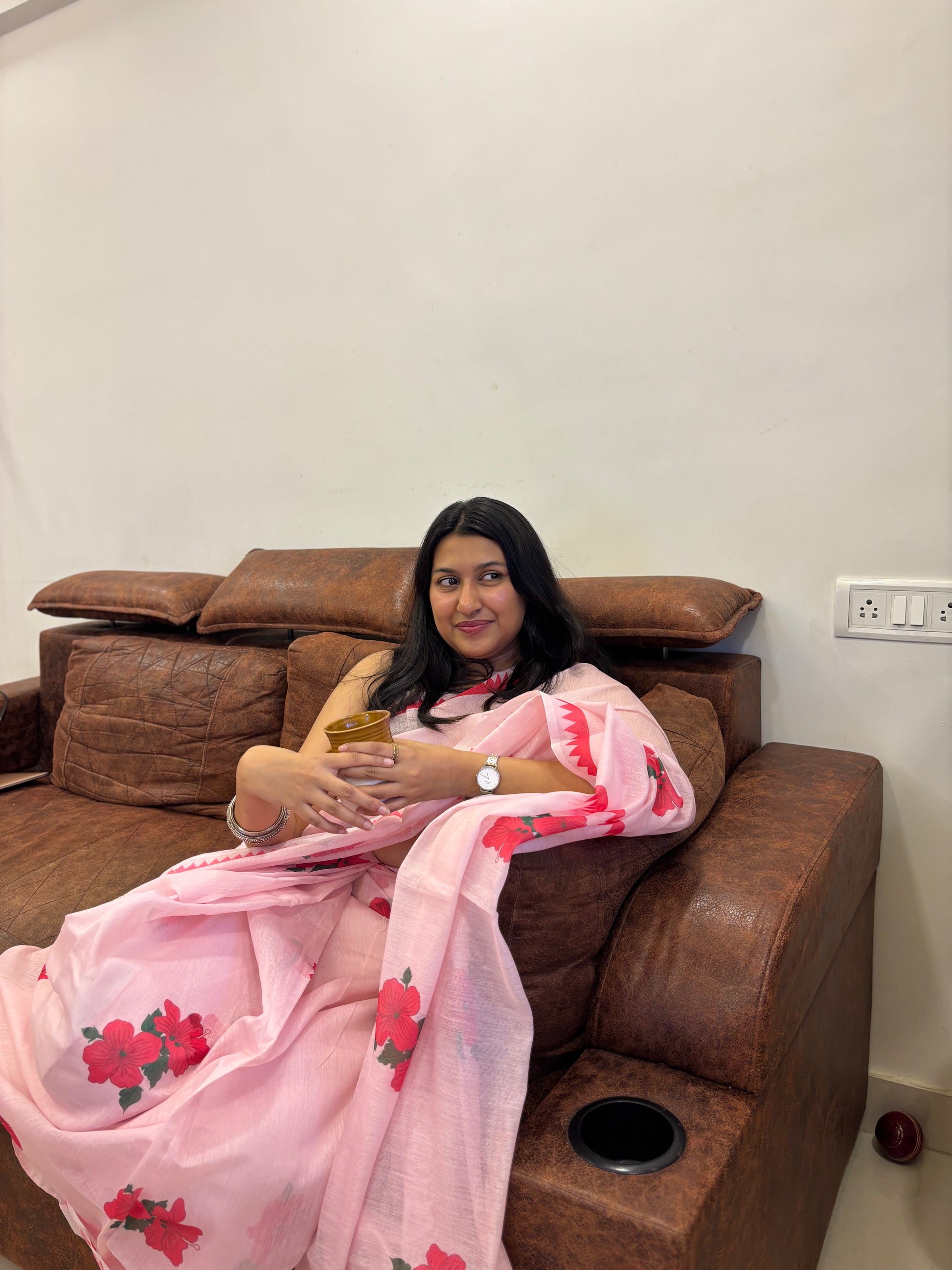 Hibiscus Saree 🌺