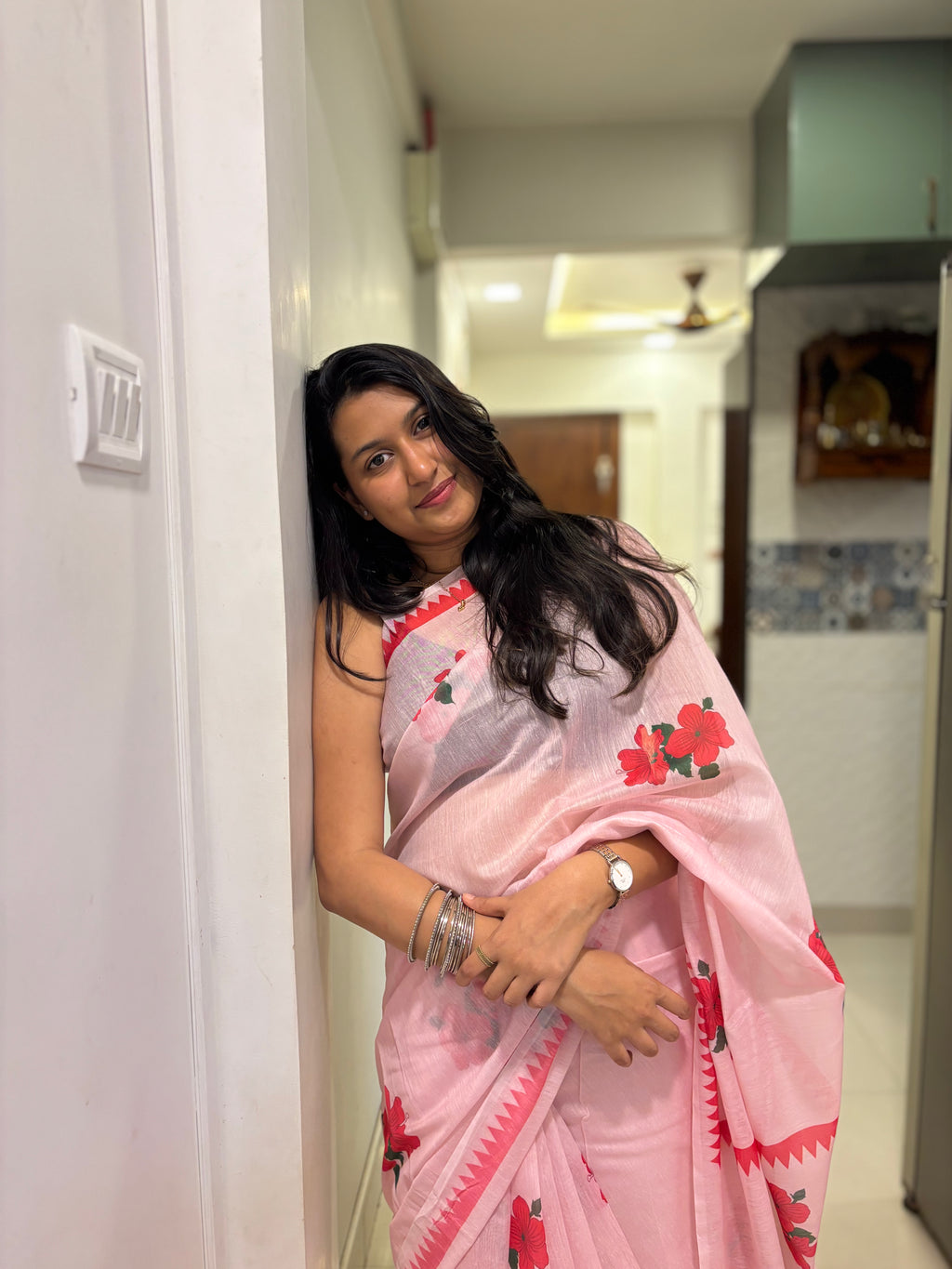 Hibiscus Saree 🌺