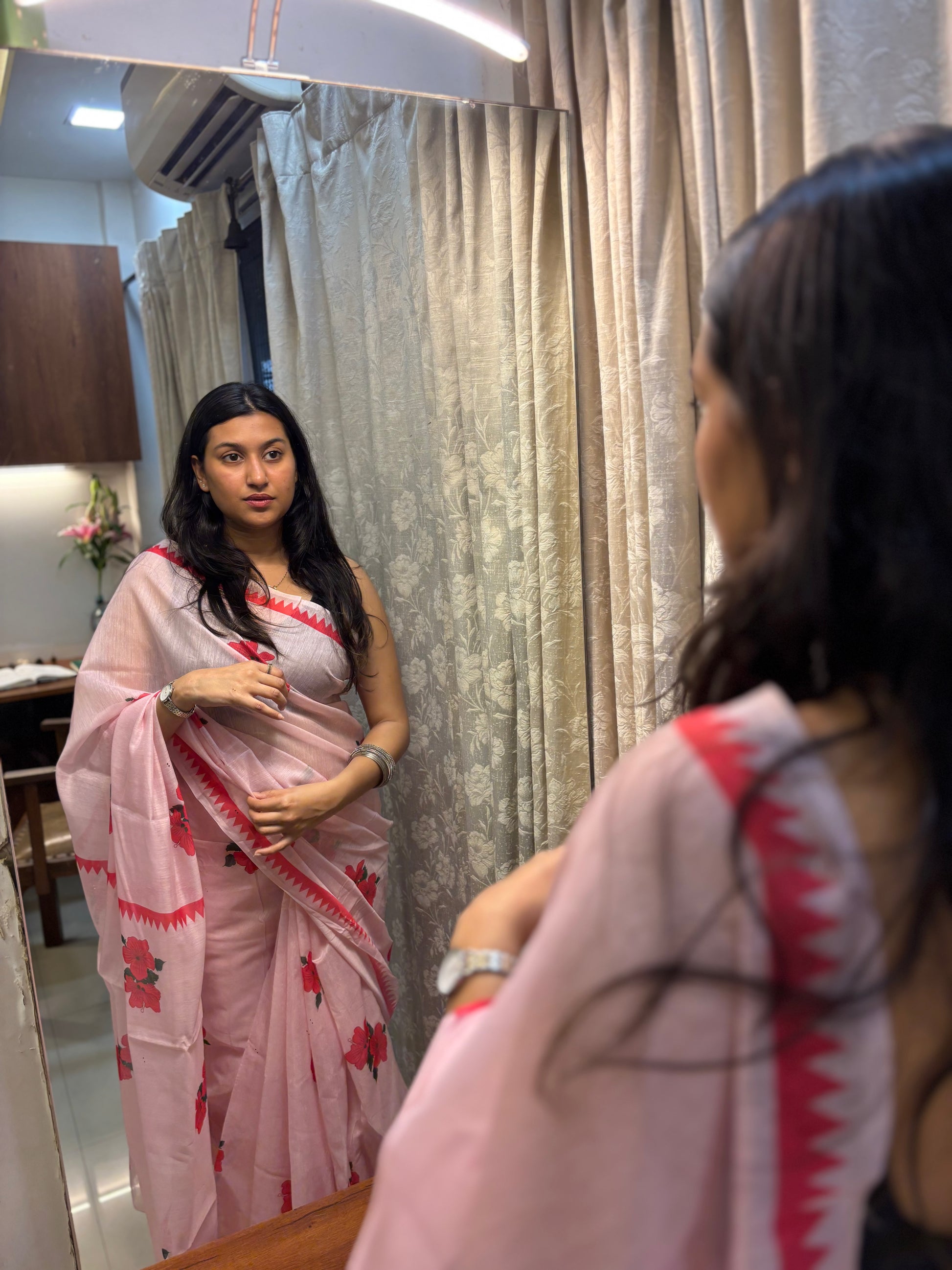 Hibiscus Saree 🌺