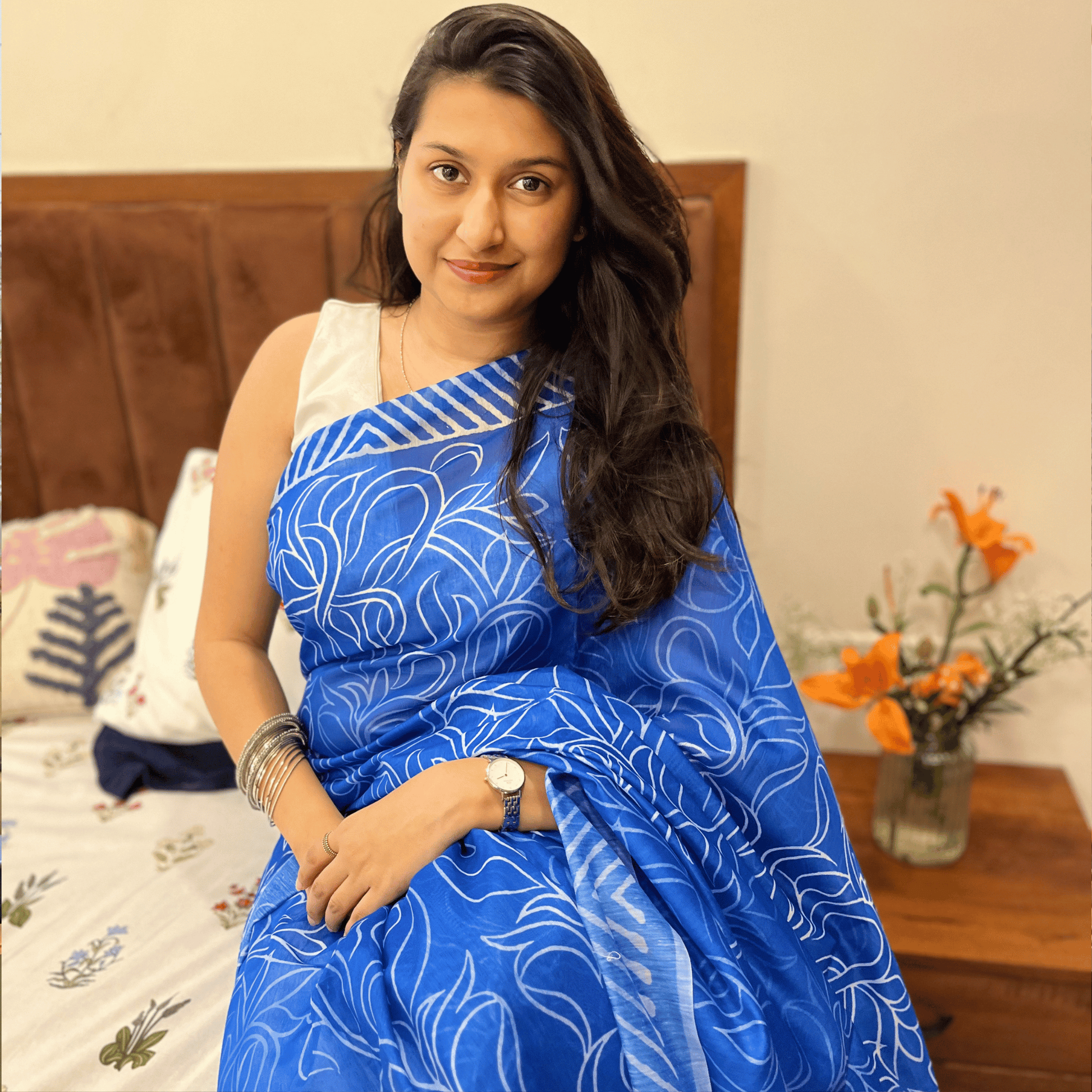 Blue Dusk Saree 💙